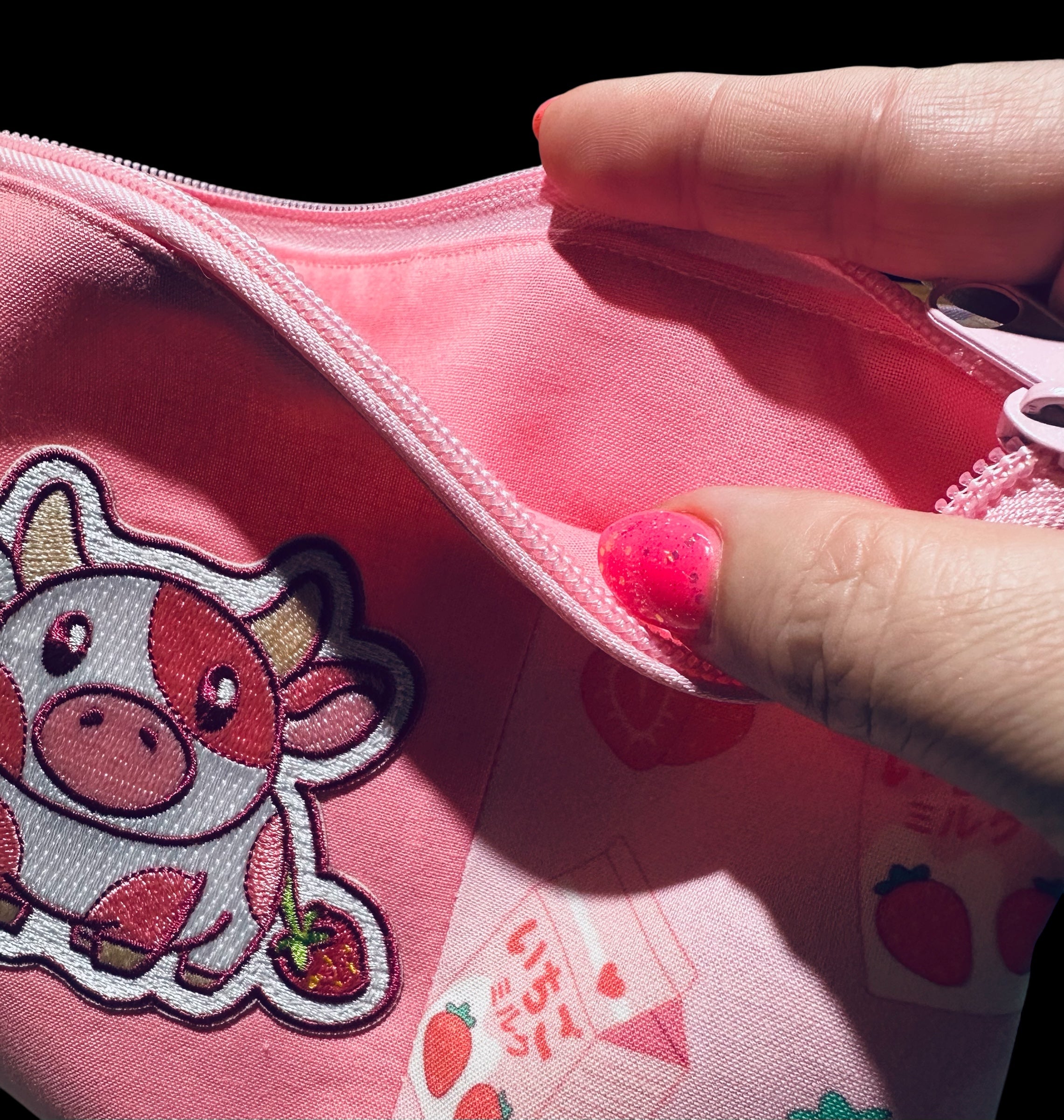 Strawberry Cow Clutch (1 available)
