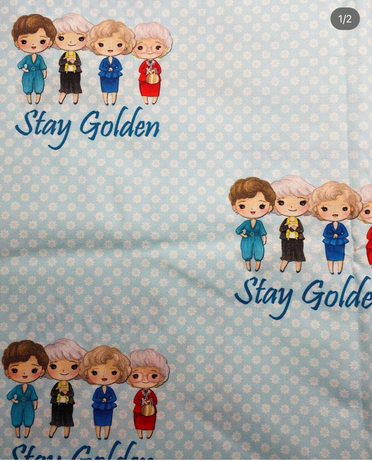 Golden Girls Bag, Makeup Bag, Clutch