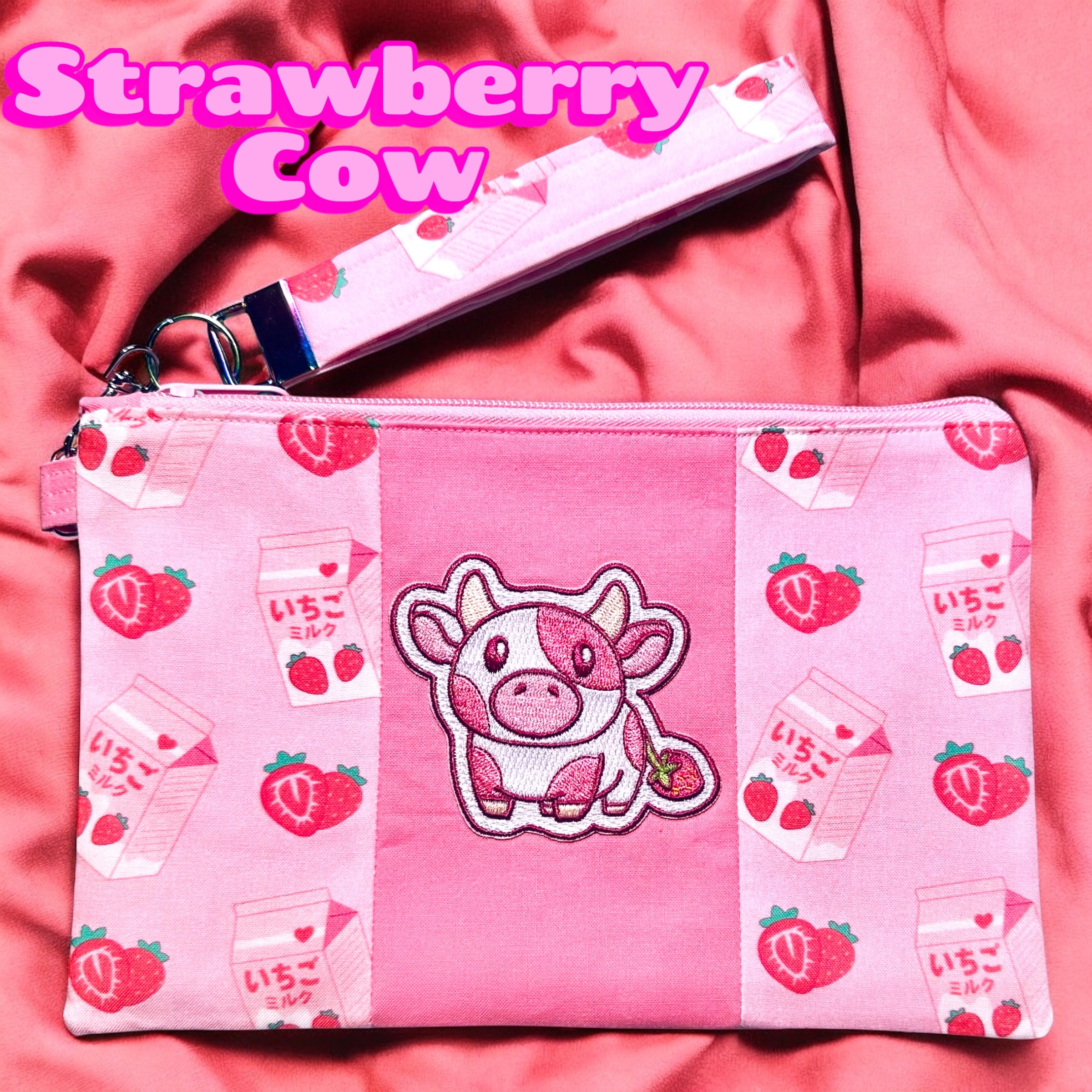 Strawberry Cow Clutch (1 available)
