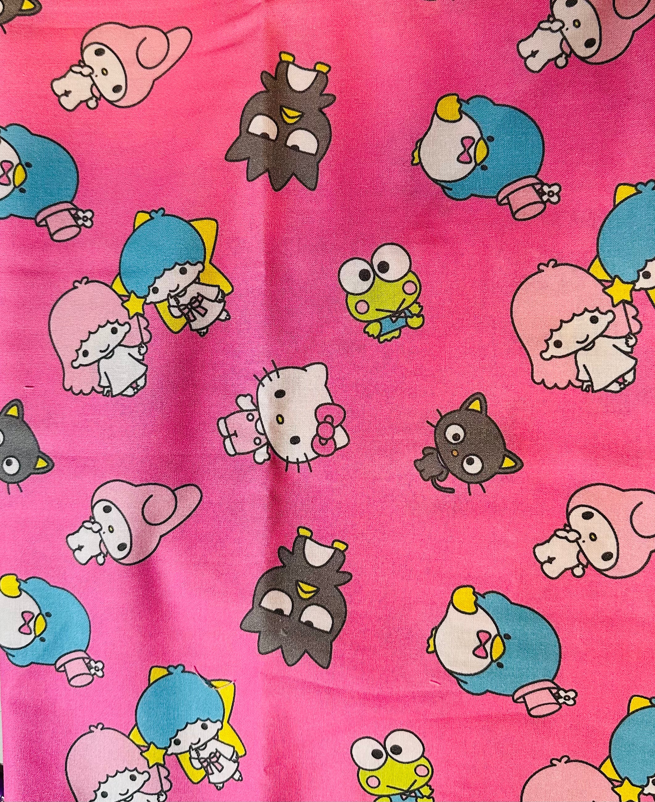 Fabric list for Hello Kitty