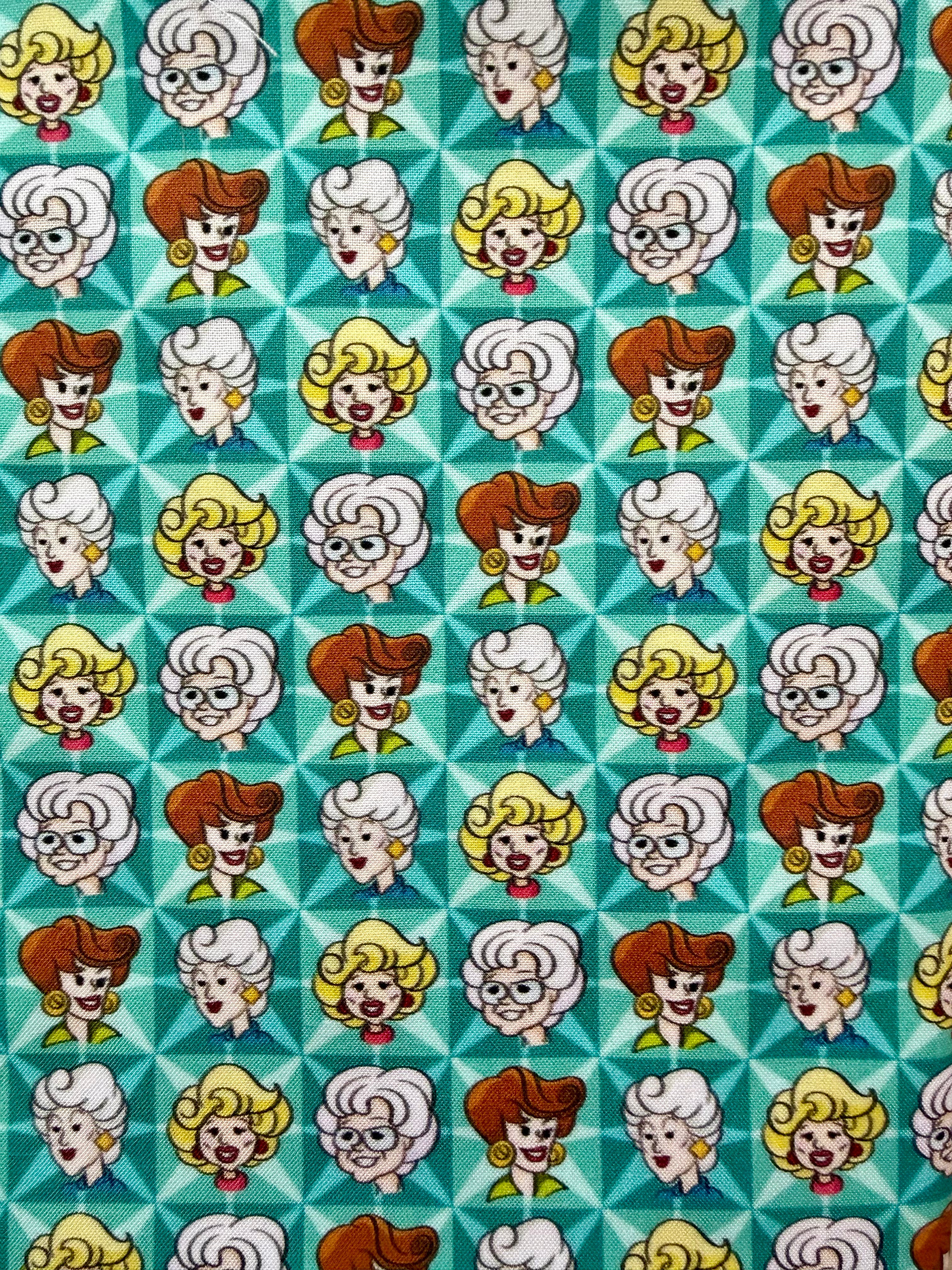 Golden Girls Fabric List Not for Sale As Fabric