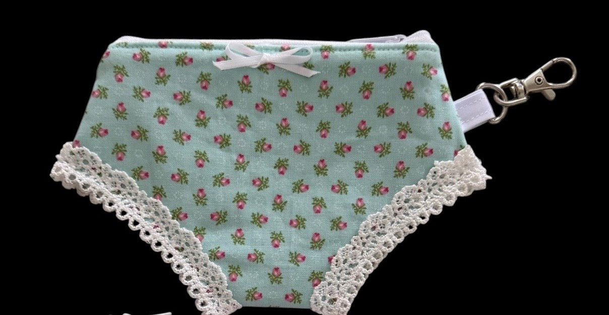 Panties shaped trinket bag