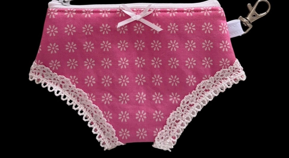 Panties shaped trinket bag