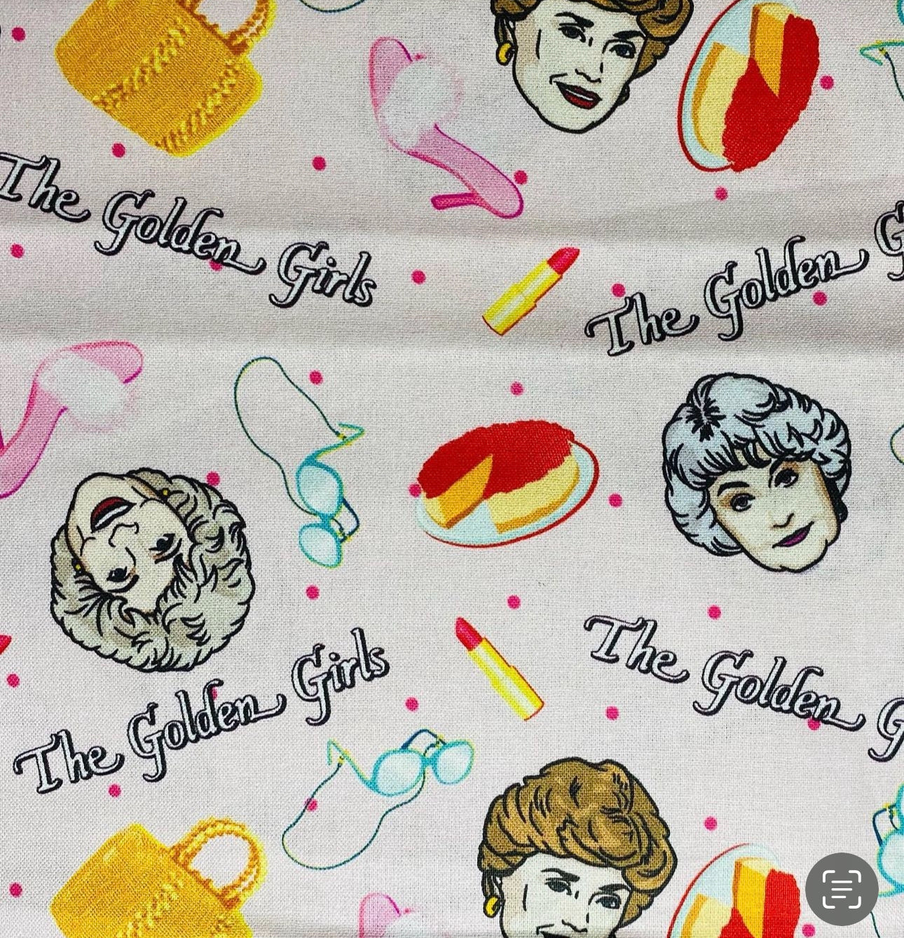 Golden Girls Bag, Makeup Bag, Clutch