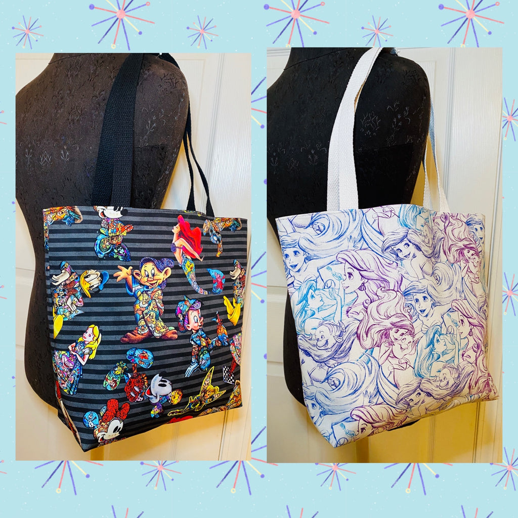 Tote bags, Open Top Style Tote Bag with Custom Options