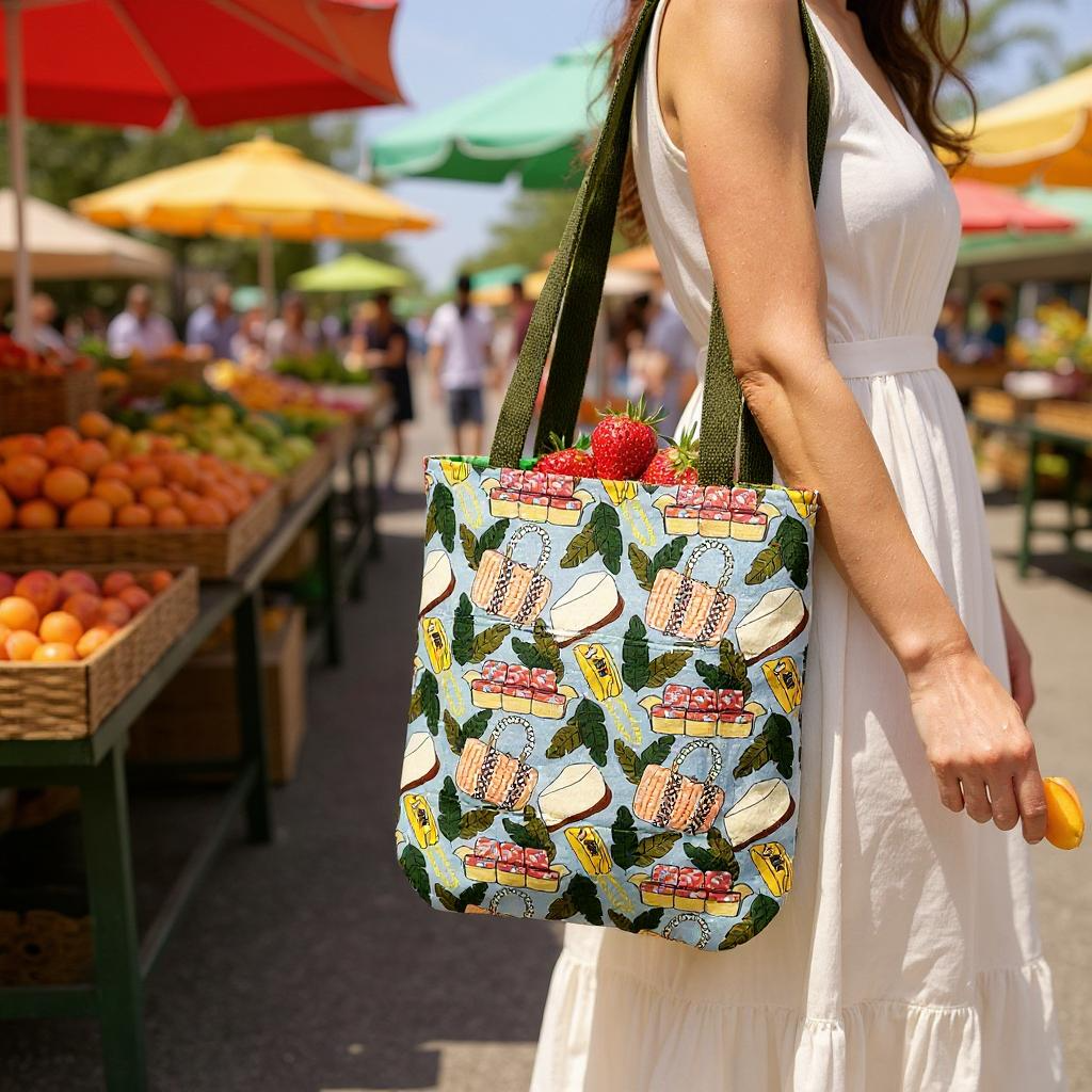 Rounded Bottom Handbag-Tote Bag