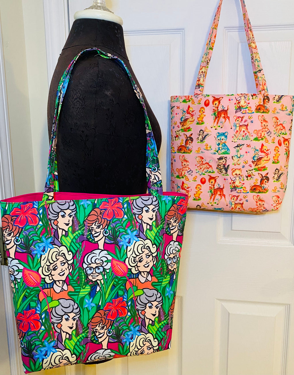 Tote bags, Open Top Style Tote Bag with Custom Options