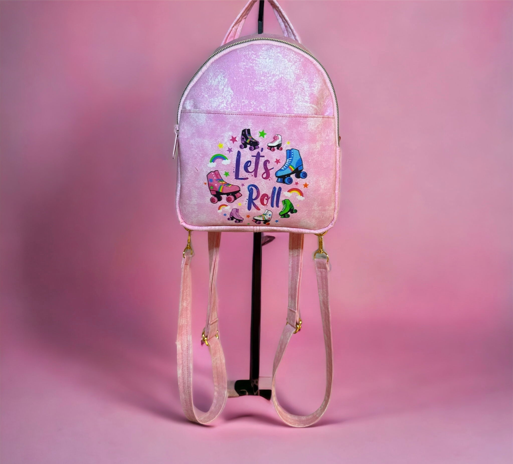Let’s Roll mini backpack purse