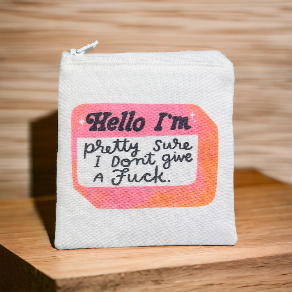Change purse with sarcastic sayings