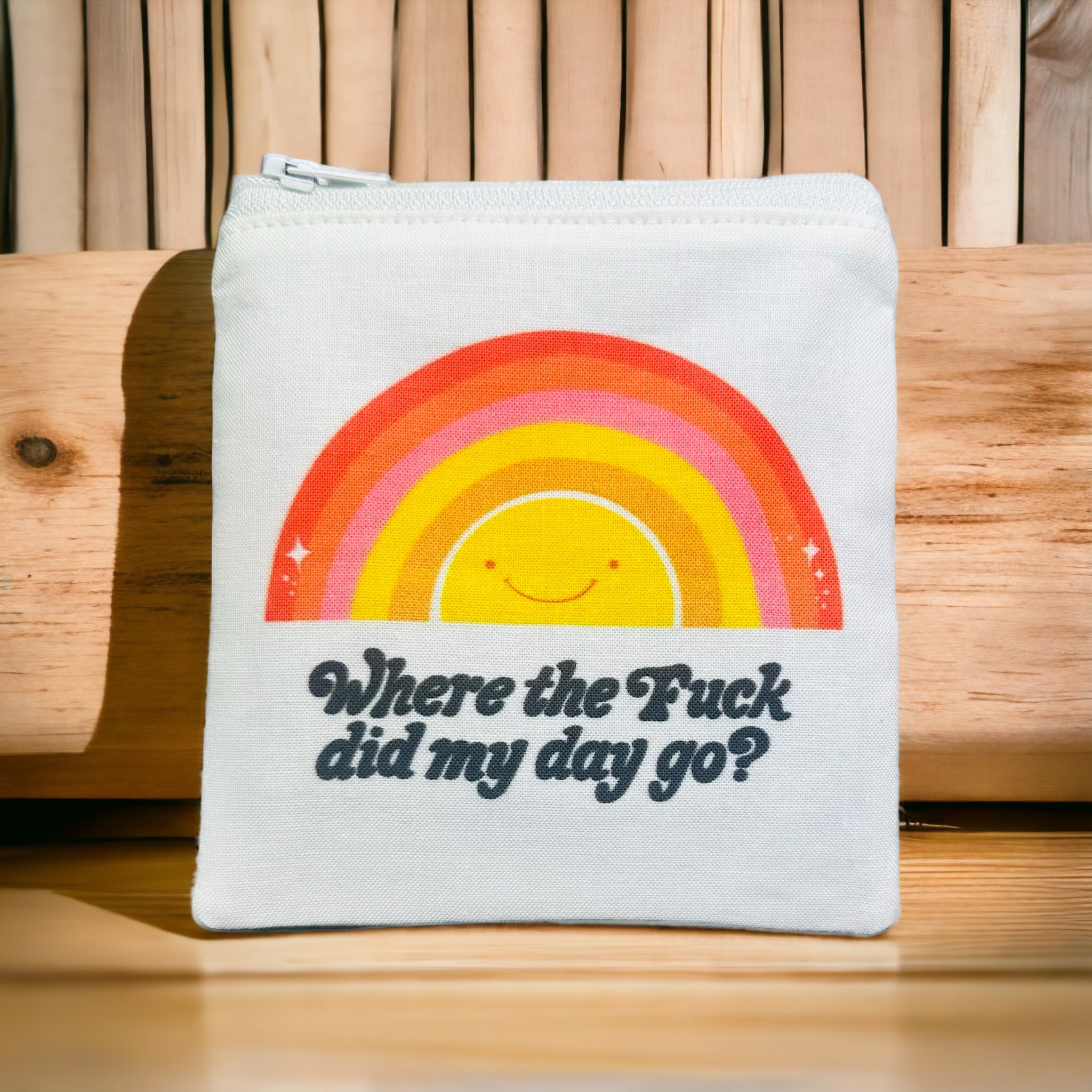 Change purse with sarcastic sayings
