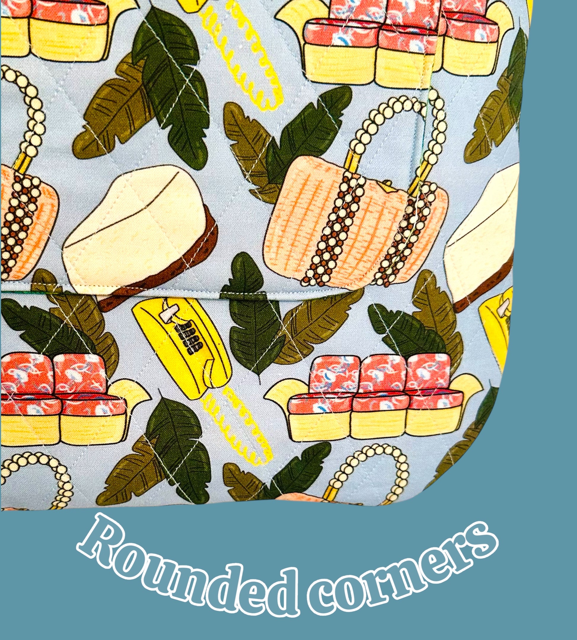 Rounded Bottom Handbag-Tote Bag