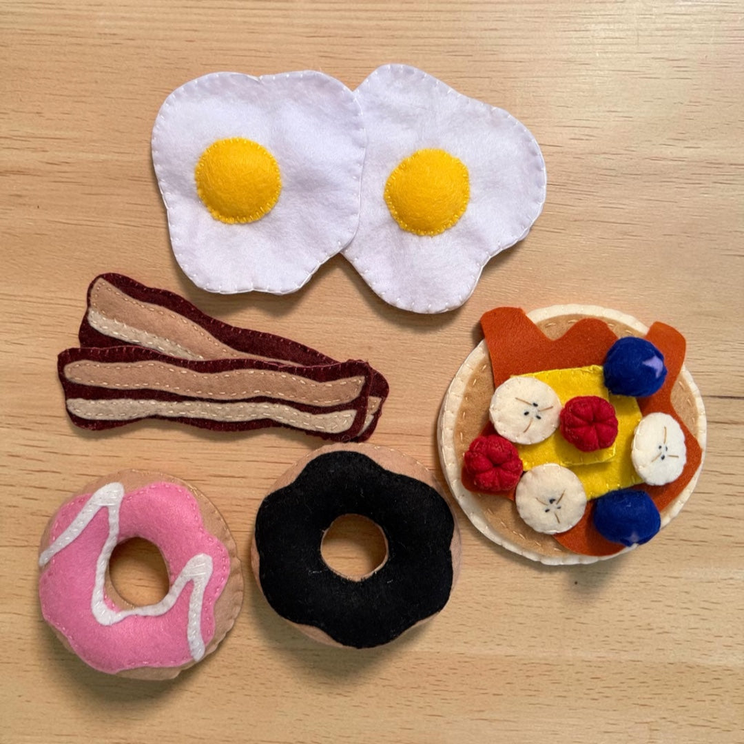 Yummy Breakfast Felt Food Set