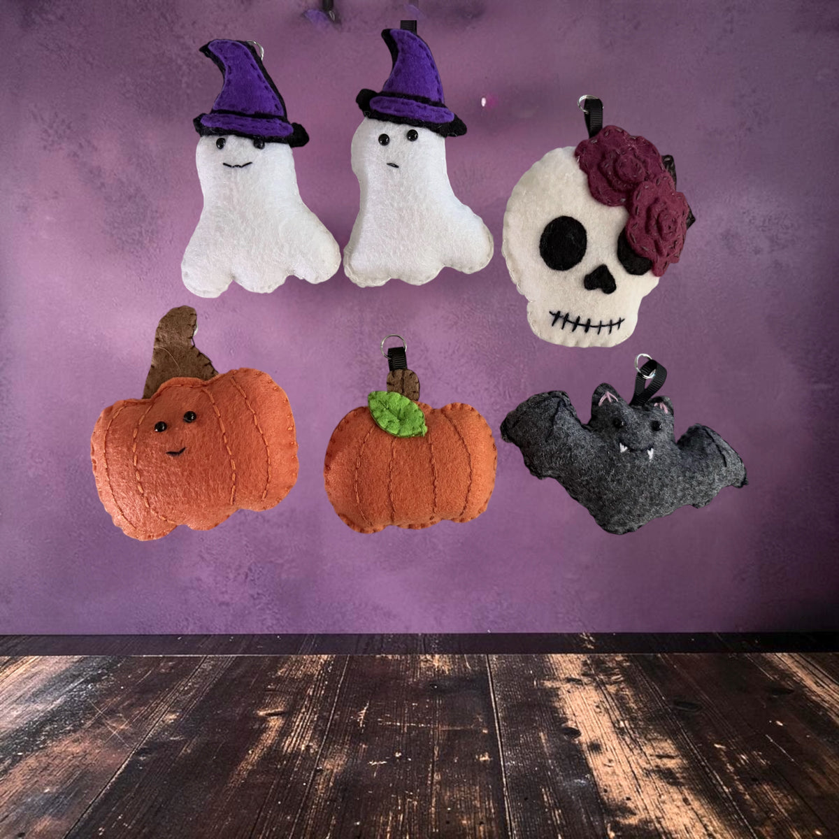 Halloween Felt Bag Charms/keychains