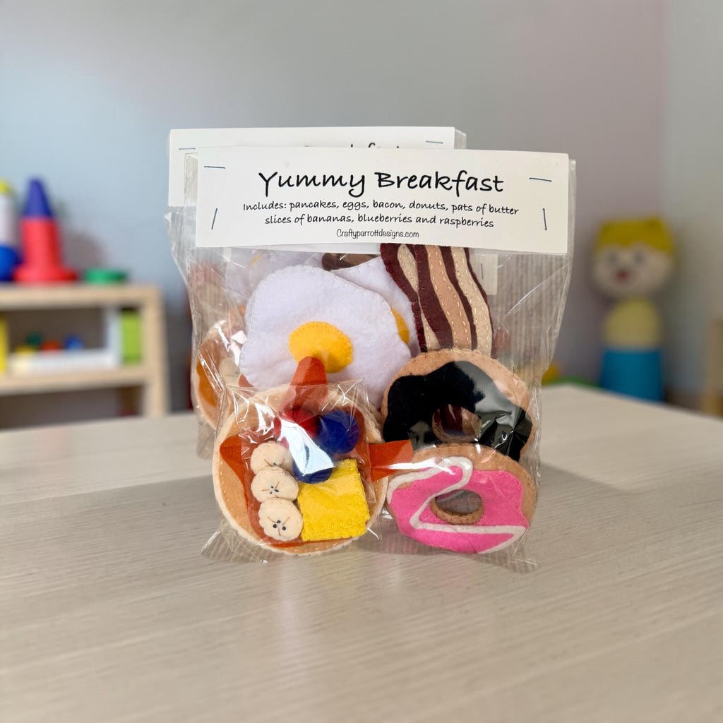 Yummy Breakfast Felt Food Set