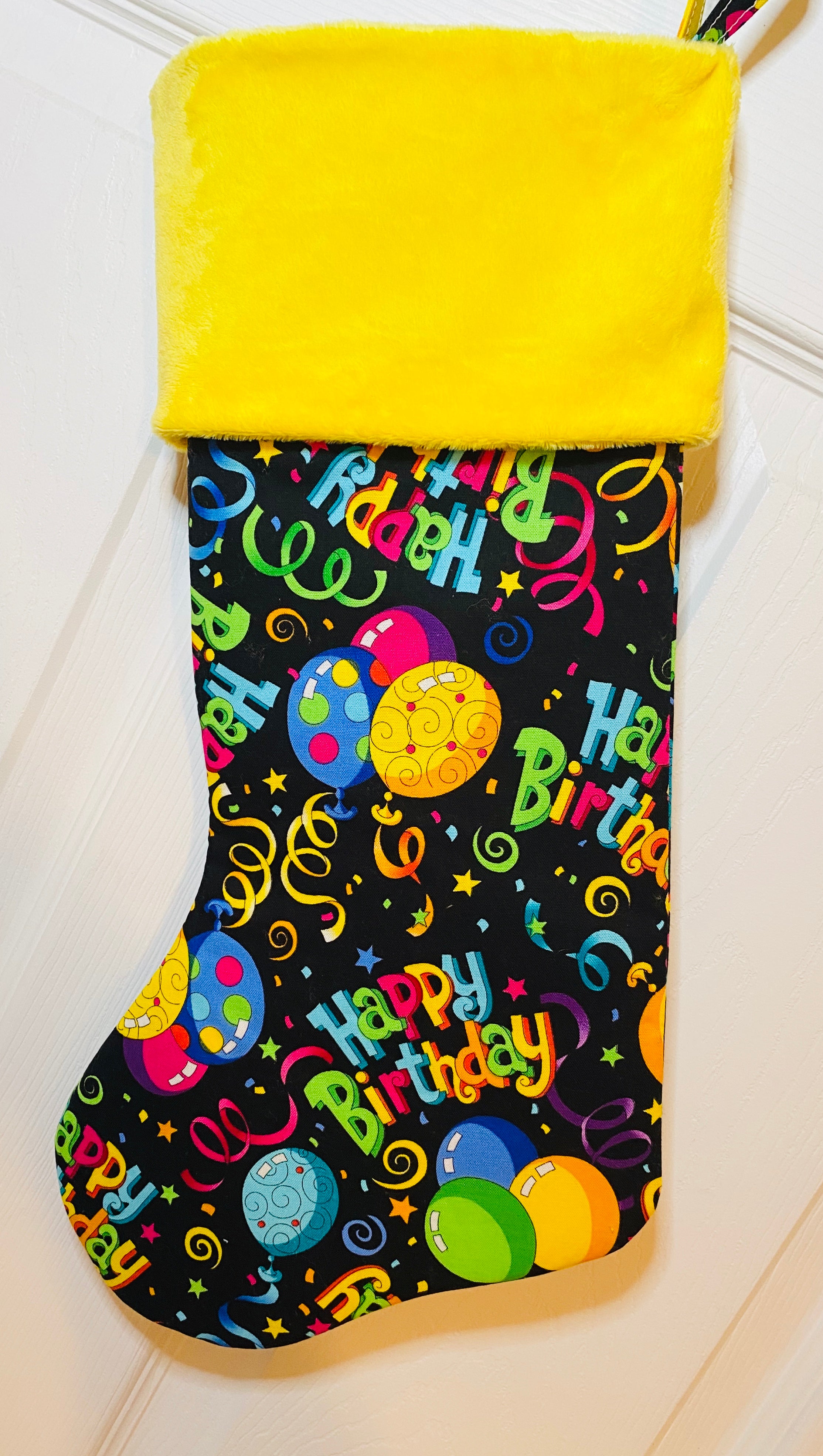 Happy Birthday Stocking