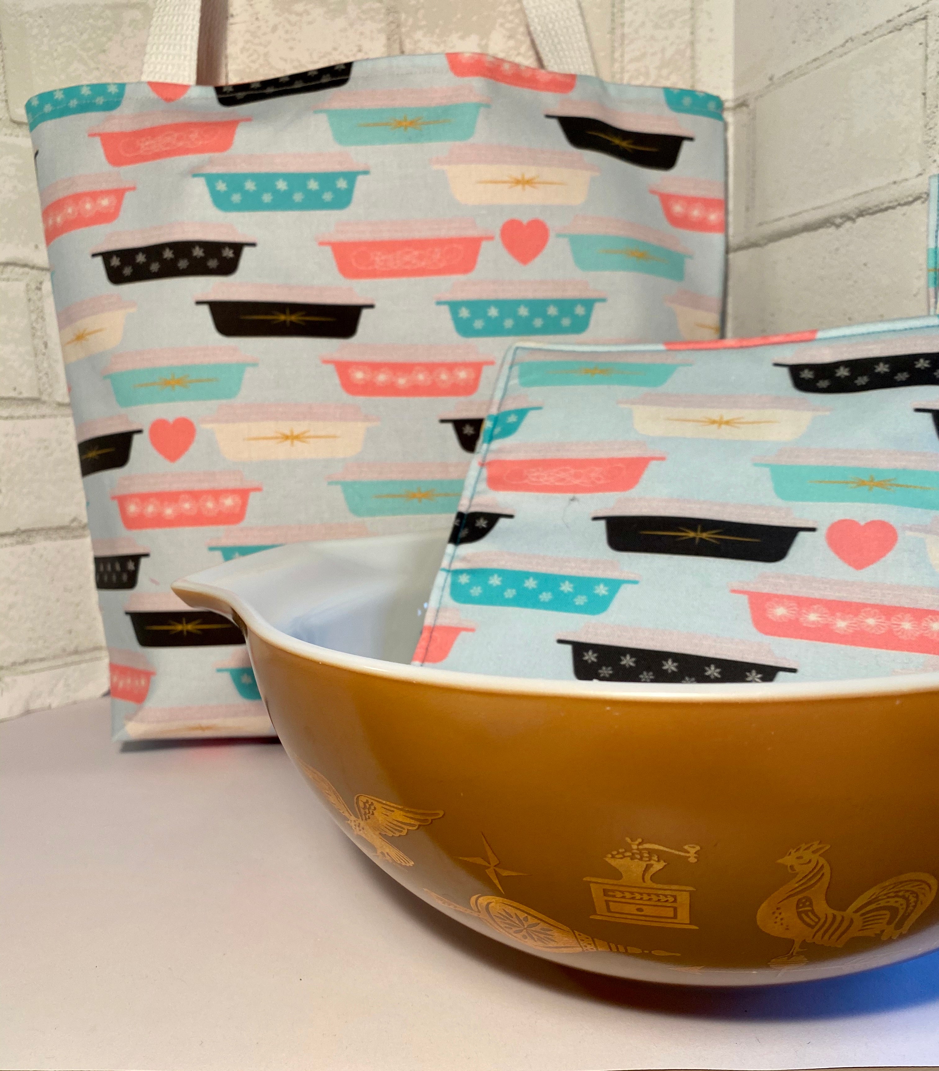 Vintage Dishes Potholders
