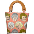 Wooden handle Golden Girls bag