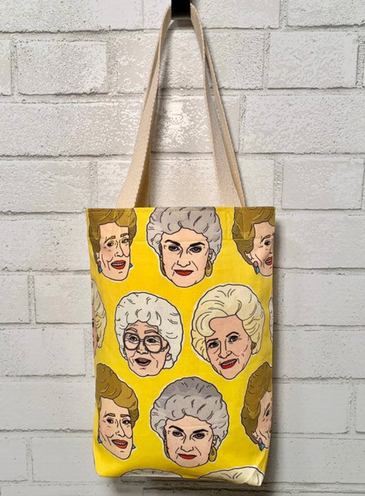 Yellow Golden Girls tote bag