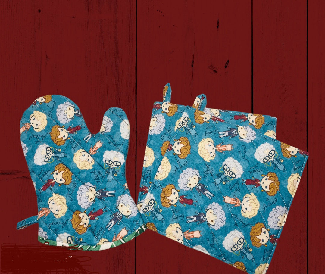 Kitchen-Pot Holders and/or Oven Mitts