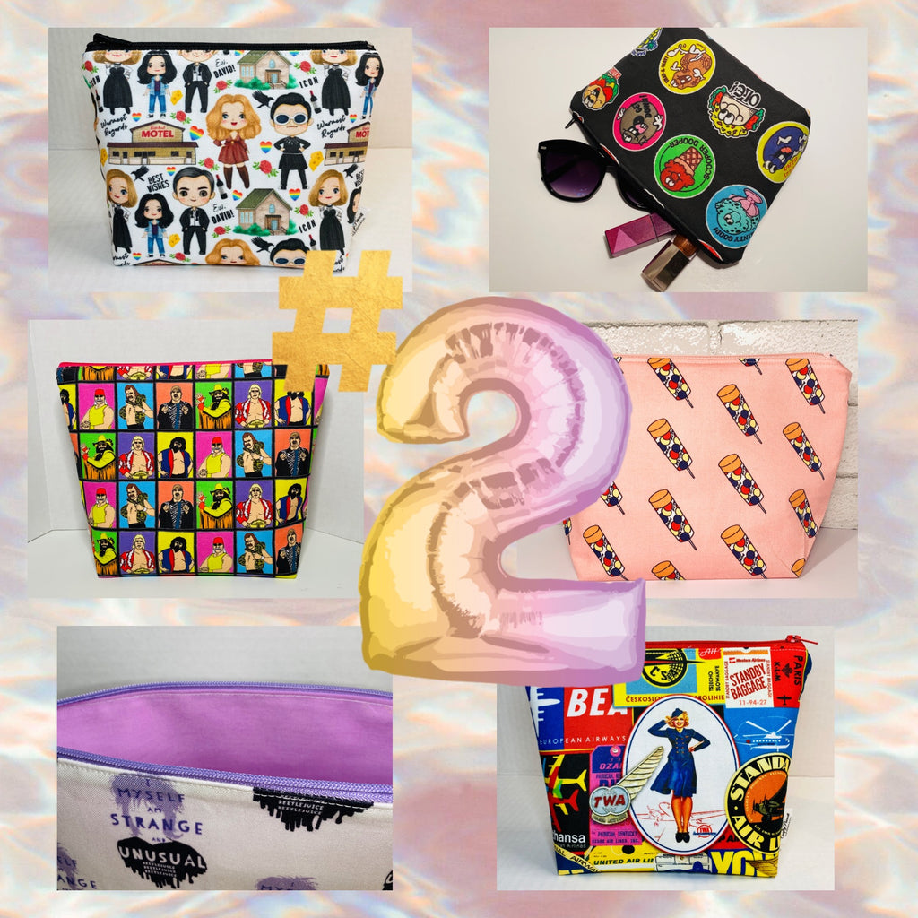 Zipper top bag- Your choice of print #2