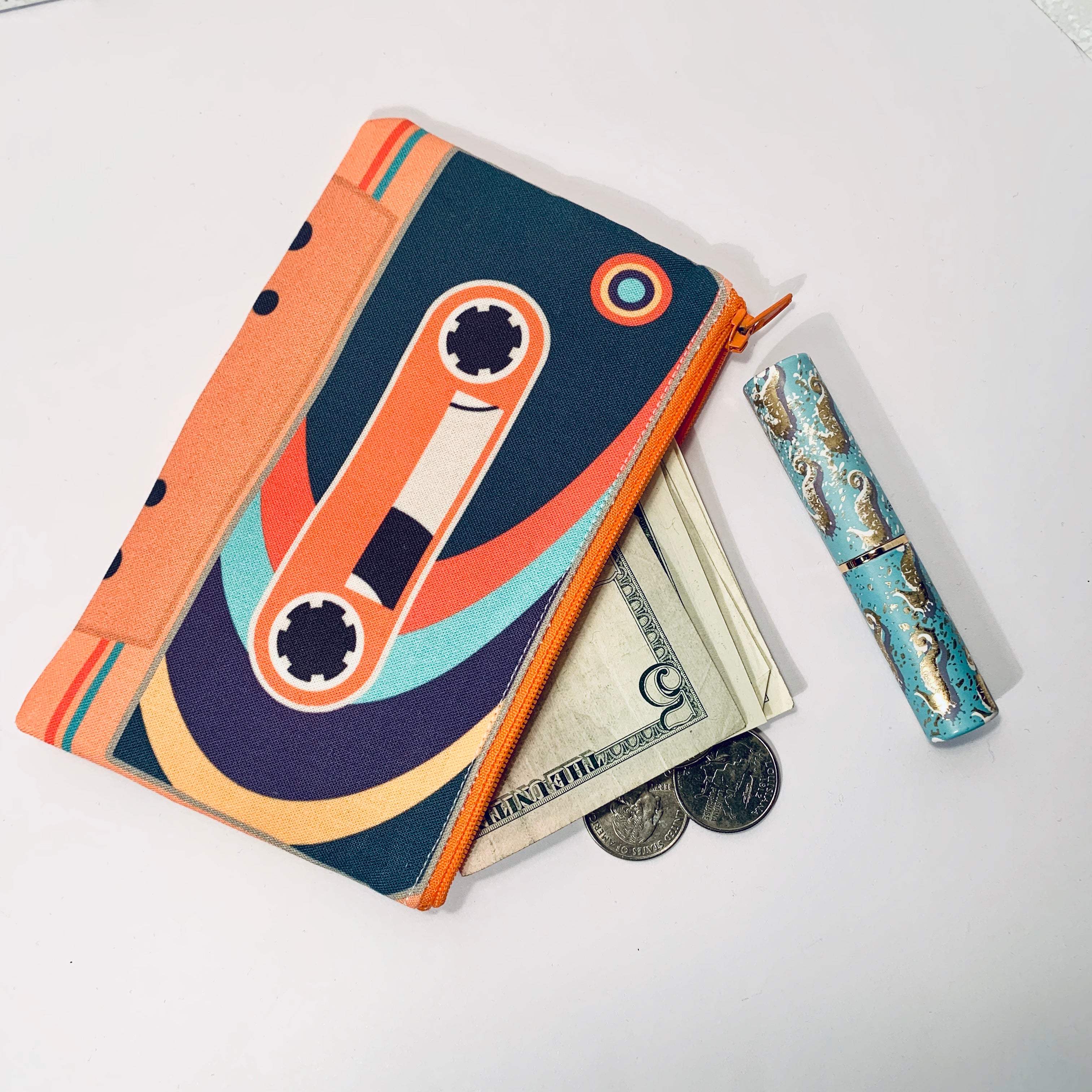 Cassette tape printed bag