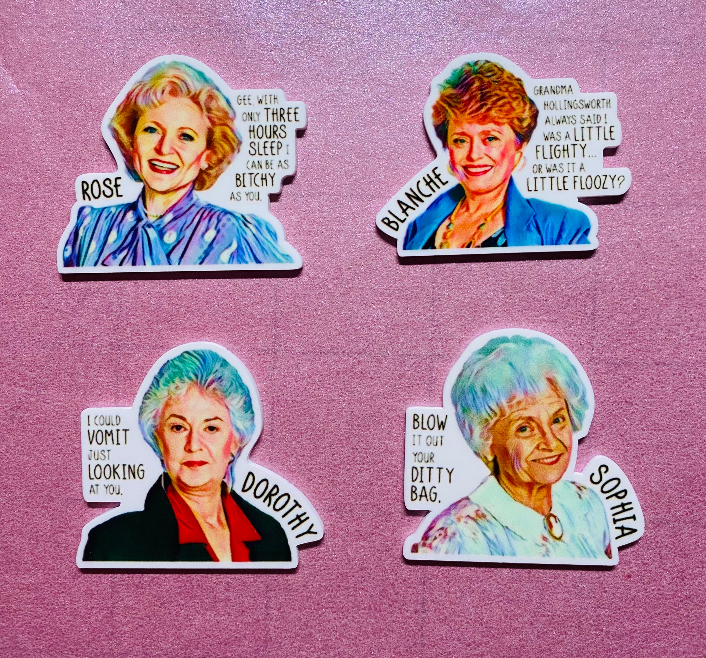 GG magnet set with saying