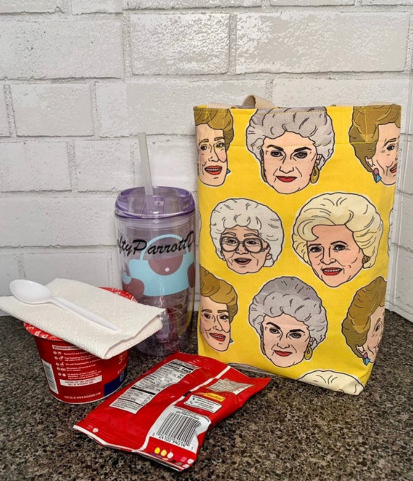 Yellow Golden Girls tote bag