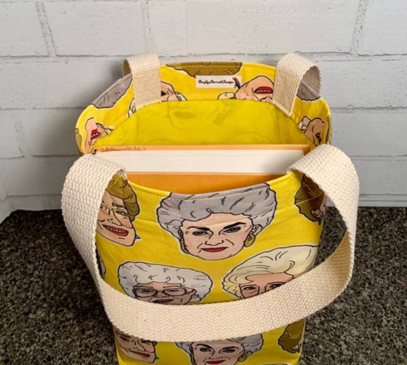 Yellow Golden Girls tote bag