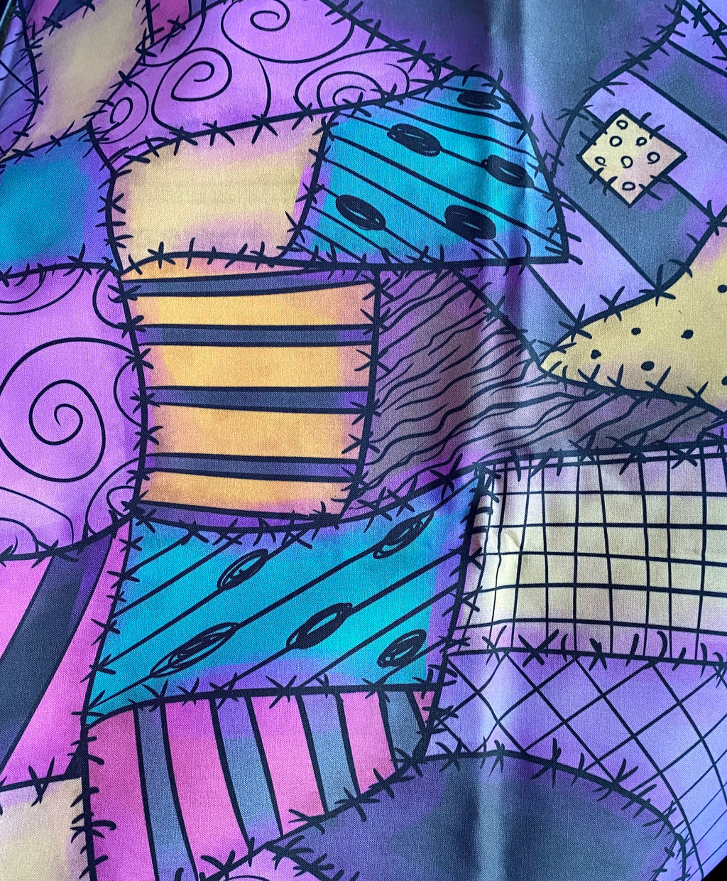 Beetlejuice or Nightmare Before Christmas potholders/oven mitts