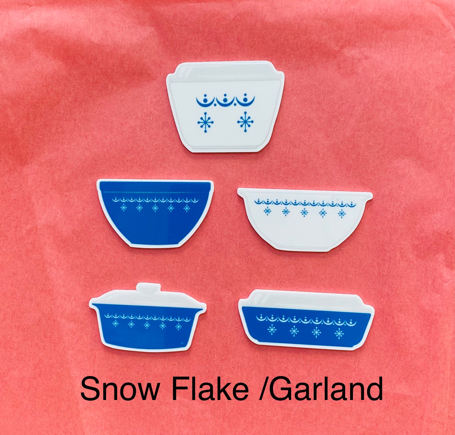Vintage Style Pyrex Magnets