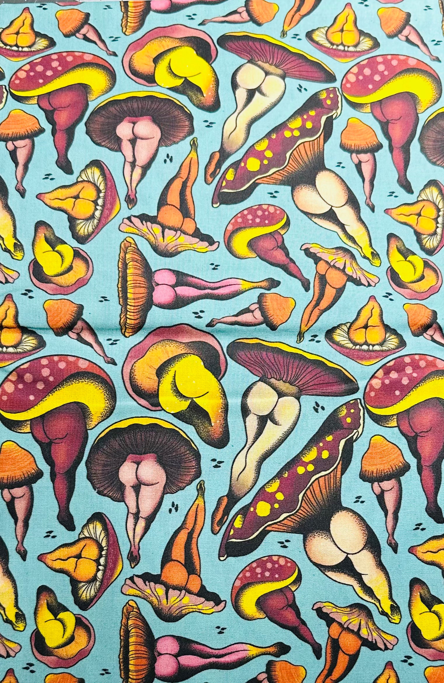 Mushroom Butt/Butterfly & Cactus Butt Mini Backpack purse