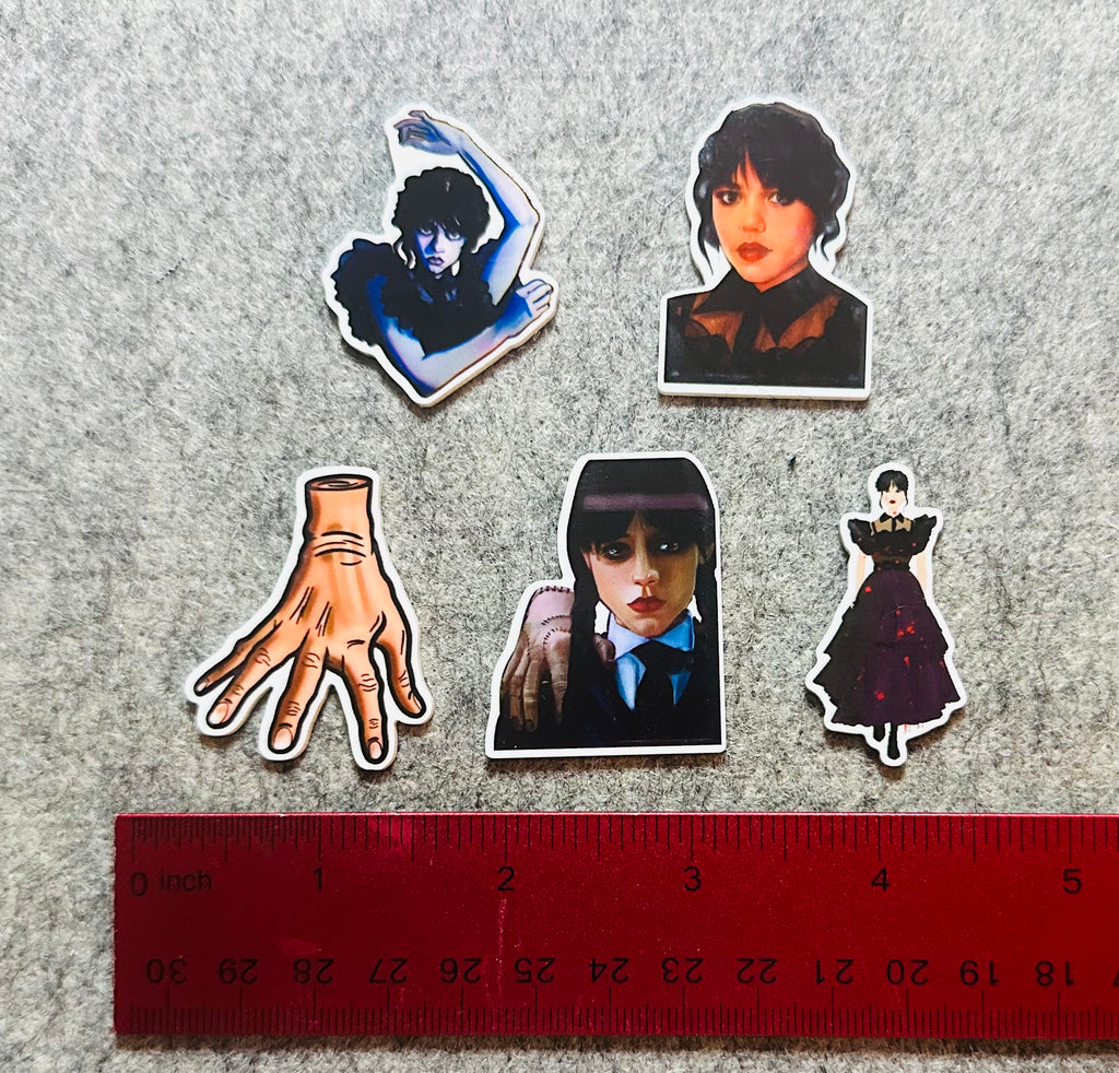 Wednesday inspired magnet set