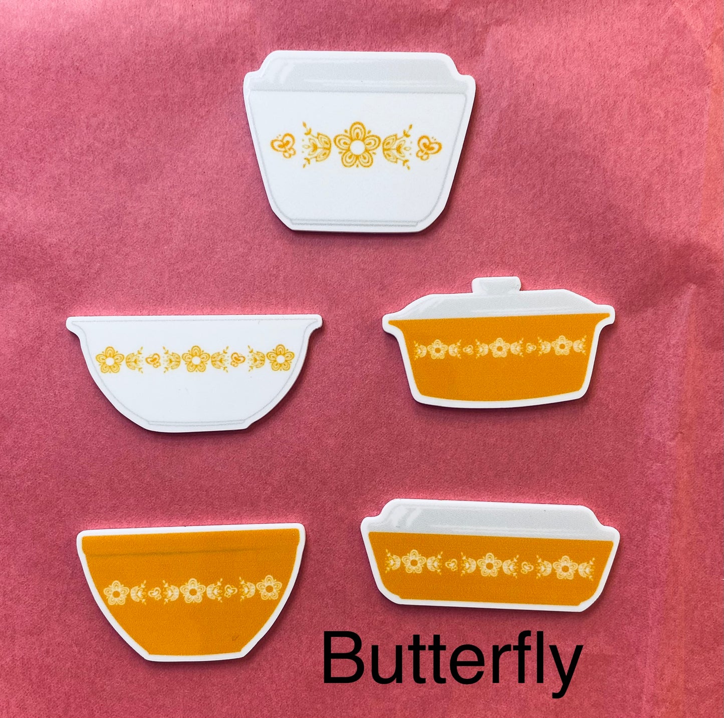 Vintage Style Pyrex Magnets